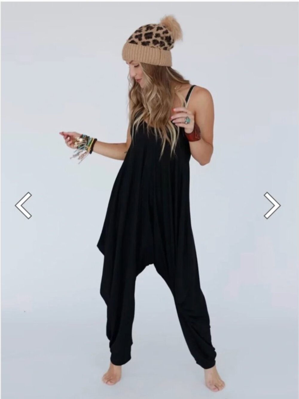 Three Bird Nest Perfect Harem Jumpsuit - Picture 2 of 12